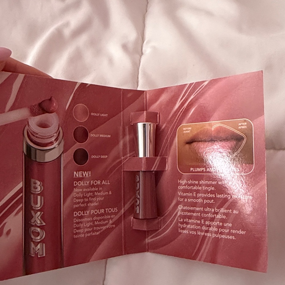 Buxom Full On Plumping Lip Polish Gloss Dolly Mini Travel Size 1.5 mL